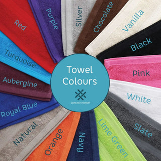 Duncan Stewart Egyptian Cotton 550gsm Hand Towel - Bundle Options of 10, 15 & 20 - Natural Living