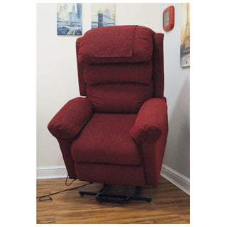 Ecclesfield Wall Hugging Rise & Recliner - Red Chenille