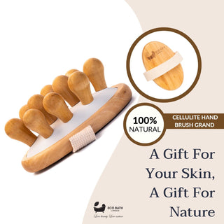 Eco Bath London Cellulite Hand Brush Grand - Cellulite Treatment Brush