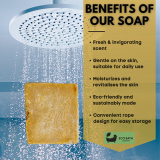 Eco Bath Hand Made Bay & Olive Soap (+/- 200gr)