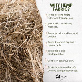 Eco Bath Hemp Massage Glove