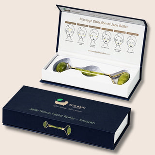 Eco Bath London Jade Face Roller - Smooth End