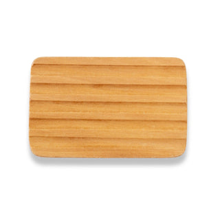 Eco Bath London Beech Wood Ridged Soap Dish