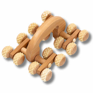 Eco Bath London Deluxe Massager - Natural Wooden Back Massager