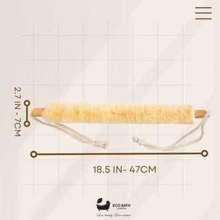 Eco Bath London Natural Sisal Body Strap - Premium Exfoliating Back Scrubber