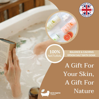 Eco Bath London Plain Epsom Salt Bath Soak - Tube