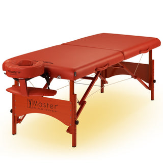 massage table with ambient lighting