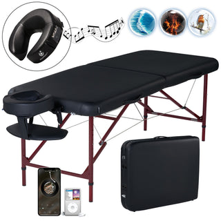 Master Massage 70cm ZEPHYR Portable Aluminium Massage Table Package - Natural Living