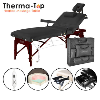 Master Massage 76cm Montclair Salon Therma-Top Ultimate Massage Table and Package - Natural Living