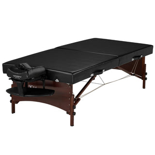 Master Massage 85cm Canoga Low Height Super Wide Portable Thai Massage Table - Natural Living