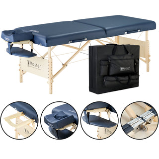 Master Coronado Portable Massage Couch,  Memory Foam Portable Massage Table, Lash Bed, Portable Beauty Bed, Foldable Massage Table