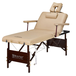 Master Massage 71cm DEL RAY SALON Portable Massage Table Package with Therma-Top - Adjustable Heating System and Back Rest Mastermassage(UK)