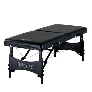 Massage table, portable massage table, Galaxy lighting system, Master Massage, foldable massage table, Galaxy massage table, Multi-Layer Memory Small Cell Foam, Black Italia upholstery