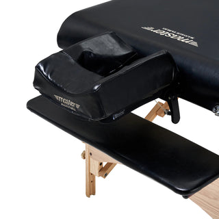 Master Massage Gibraltar Width Olympic LX Portable Massage Table - Black (81 cm) - Natural Living