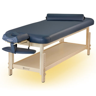 Master Massage LAGUNA Stationary Massage Table Package 76 cm (Royal Blue) - Natural Living