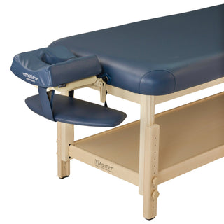 Master Massage LAGUNA Stationary Massage Table Package 76 cm (Royal Blue) - Natural Living