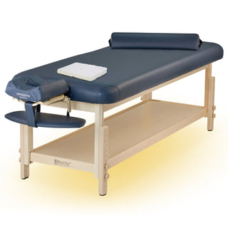 Master Massage LAGUNA Stationary Massage Table Package 76 cm (Royal Blue) - Natural Living