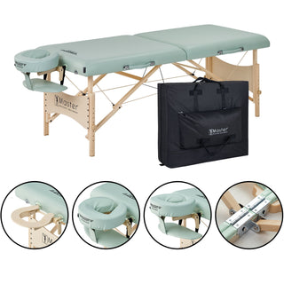 Massage table, Portable massage table, Master Massage, PU upholstery, foldable massage table, Paradise Pro Portable Massage Table