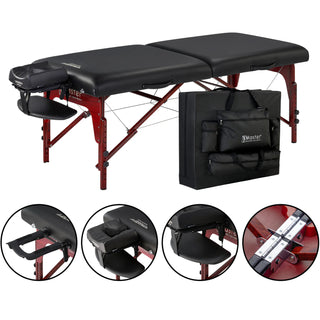 Massage table, portable massage table, memory foam cushion, Reiki Panels, Shiatsu Cable Release, Tattoo Table, Spa Bed