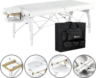 Massage table, portable massage table, memory foam cushion, Reiki Panels, Shiatsu Cable Release, Tattoo Table, Spa Bed