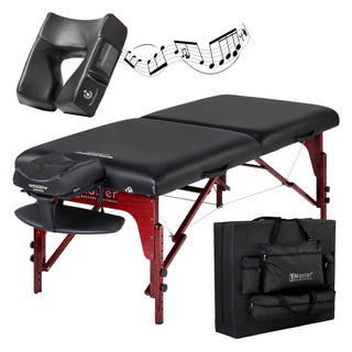 Massage table, portable massage table, memory foam cushion, Reiki Panels, Shiatsu Cable Release, Tattoo Table, Spa Bed