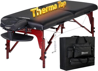 Master Massage Montclair ThermaTop Portable Massage Table (79 cm) - Natural Living