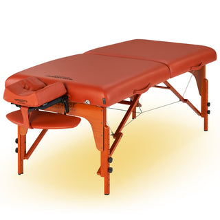 Portable massage table, massage table, Master Massage, memory foam, Adjustable Face Cradle with Memory Foam, Reiki leg panels,  Shiatsu cable release, foldable massage table, Galaxy Lighting System