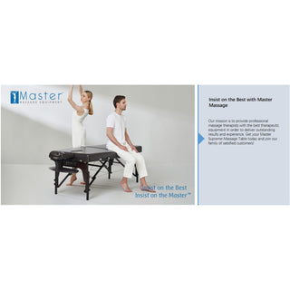 Master Massage Supreme Pro Portable Massage Table Package - 79 cm - Natural Living