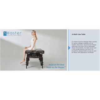 Master Massage Supreme Pro Portable Massage Table Package - 79 cm - Natural Living