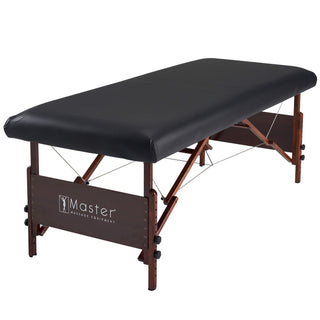 Master Universal Fitted PU Vinyl Protection Cover for Massage Tables - Black - Natural Living