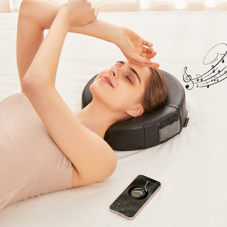 Music Master Crescent Round High Fidelity Sound Face Cradle Cushion - Natural Living