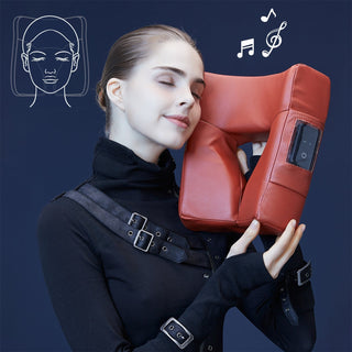 Music Master High Fidelity Sound Ergonomic Face Cradle - Mountain Red