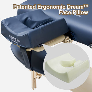 Music Master High Fidelity Sound Ergonomic Face Cradle - Royal Blue