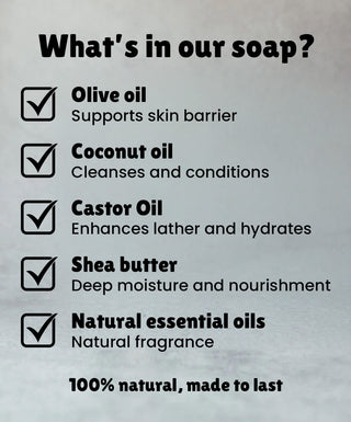 Natural Soap Bar Bundle (5 pack)