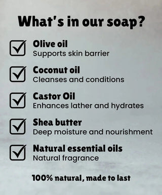 Natural Soap Bar Bundle (4 pack)