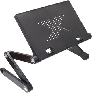 NJS Adjustable Laptop or Tablet Stand with USB Fans and Mouse Holder