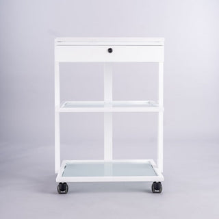 PJS Direct Beauty Trolley With Drawer - Natural Living