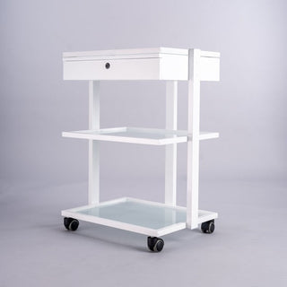 PJS Direct Beauty Trolley With Drawer - Natural Living