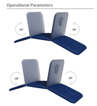 Plinth 513 Electric 3-Section Physiotherapy Couch