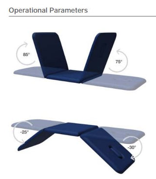 Plinth 513S Electric 3-Section Physiotherapy Couch (Short Head)