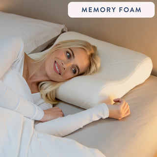 Putnams Anti-Snore Memory Foam Contour Pillow - Natural Living