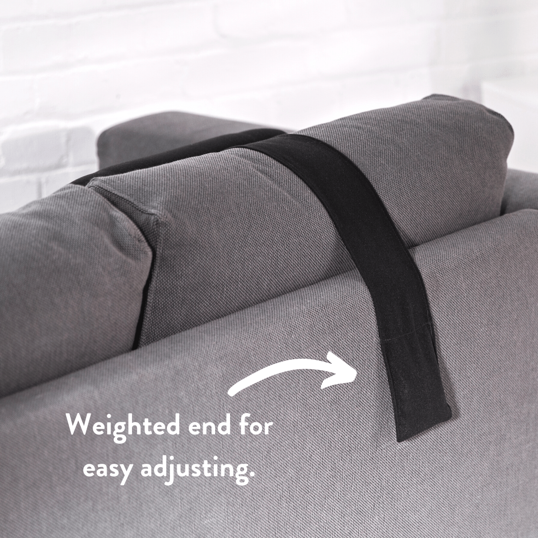 Armchair neck support clearance