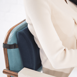 Putnams Compact Office Backrest - Adjustable Strap - Natural Living