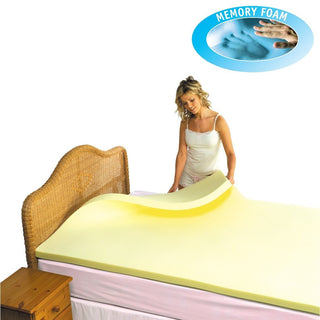 Putnams Memory Foam Mattress Topper - High Density - Natural Living