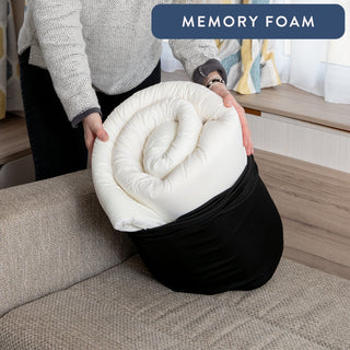 Putnams Memory Foam Travel Mattress Topper (With Bag) - Natural Living