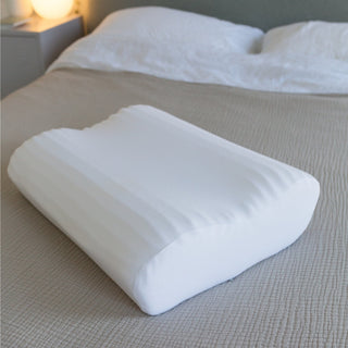 Putnams Wave Pillow - Extra Thick Foam Pillow - Natural Living