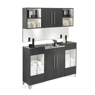 REM Opal Salon Vanity Unit with Upper Storage