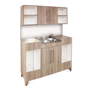 REM Opal Salon Vanity Unit with Upper Storage