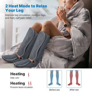 RENPHO Foot & Calf Air Massager with Heat