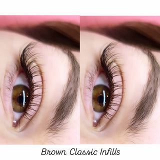 Brown Cashmere Flat Classic Lashes – Mixed Tray